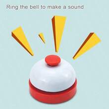 一套叠杯游戏（包含卡片、12个杯子、1个铃铛），桌面游戏，颜色分类叠杯，采用耐用材料制成。便携易玩，随时随地都能玩。有助于培养快速思考和反应能力。 - 彩色 - 查看 5