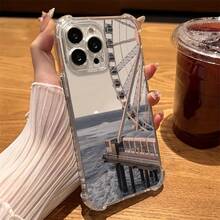 Adecuado para 17 Pro 17Air 17 16PLUS 15 14 13 12 11 Series Funda de Teléfono Transparente, a Prueba de Golpes, Portátil, Funda Suave con Airbag de Cuatro Esquinas, Adecuada para Regalos de Navidad y Halloween para Novia, Novio, Familia, Hermanas, Amigos, Accesorios a Prueba de Golpes, Regalos de Vacaciones, Funda Protectora de Moda, Moldeo por Inyección, Funda Protectora Ligera, Carcasa Protectora Antigolpes, Regalos Familiares, Regalos para Él - Colores mixtos - Ver 4