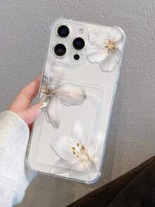 1pc Transparent Card Slot Holder Phone Case Compatible With IPhone 17 16 15 14 13 12 11 Pro Max 14Plus, Transparent Wallet Silicone Shockproof Back CoverFOR-YOUR-BELOVED-PHONEFashionable,Valentine's Day,Shockproof And Drop-Resistant Phone Case - 款式2(1PC) - 查看 8