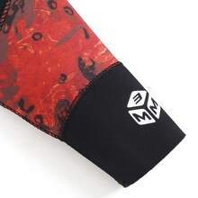 HISEA 3.0mm Women's Neoprene Freediving Wetsuit; Men's Two-Piece Freediving And Hunting Wetsuit; Hooded Diving Wetsuit - Red - View 8