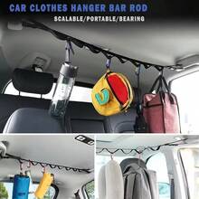 Car Top Clothesline, On-Board Hanger, Multifunctional In The Car Clothesline, Outdoor Camping Travel , Portable Clothesline Clothesline - A - View 6