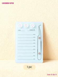 1 Set Acrylic Eyelash Extension Tray, Eyelash Extension Storage Box, Extension Pad, Eyelash Tray, Glue Tray, Independent Stand - Multicolor - View 14