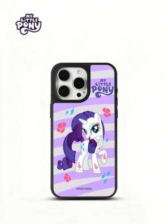 MY LITTLE PONY Funda de teléfono de cuero con patrón de niña de dibujos animados, autorizada oficialmente, compatible con iPhone 17, 17 Air, 17 Pro, 17 Pro Max, 11, 12, 13, 14, 15, 16 Pro, 16 Pro Max, 14 Plus, 15 Plus, 16 Plus, 15 Pro Max, 16 Pro, 16 Pro Max, XR