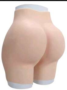 Silicone Padded Butt Lift Shorts, Thickened Shaping Pants For Enhancing Hips And Buttocks, Ideal For Sculpting Desired Buttock Shape - Beige - View 2