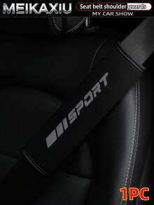 MEIKAXIU 1件/2件装 材质发泡印花 运动新款汽车安全带肩垫，汽车配件 - 發泡SPORT - 查看 20