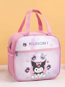SANRIO Bolsa Térmica de Almoço de Grande Capacidade Hello Kitty, Adequada para Estudantes - Bolsa de Mão à Prova d'Água com Estampa de Desenho Animado e Forro de Folha de Alumínio Grosso, Reutilizável, Essencial de Volta às Aulas, Também Adequada para Escritório, Piquenique, Viagem, Acampamento, Elegante, Fofa e Prática Bolsa Térmica de Almoço Diário para Mulheres, Homens, Piquenique, Escola, Presentes para Mulheres - Multicolorido - Visão 8