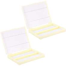 ABS Plastic Storage Box, 2 Units, 100 Numbered Slots, Buckle Closure For Organized Storage Of Laboratory Slides, 36981615 - 墨綠色 - 查看 1