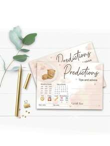 Party Game Gender Reveal Game Card Atmosphere Decoration Props For Boys Or Girls Anniversary Gift Party Decoration Happy Birthday Party Wedding Gift Bridal Shower SuppLies Prediction Advice Card - Shape - View 4