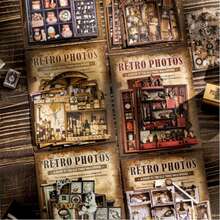 have a good day 10 Stücke/Packung Vintage Schrank Themen Aufkleber, Retro kreative ästhetische Aufkleber, DIY dekorative Collage Bastelmaterialien, Geschenke, personalisierte Scrapbooking Schulmaterialien Sammelalbum Zubehör Schreibwaren - Verschiedenfarbig - Übersicht 13