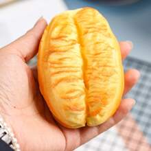 1pc Soft Slow Rebound Bread Food Prop Model Croissant Bread, PU Material Sample Display