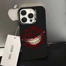 Funda de teléfono Crazy J-joker Smile Grotesque para 17,16,15,14,13,12,11,Pro,Max,Plus,E, anticaída, parachoques negro - z7 - Ver 6