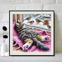 新品上市，多种主题无框钻石画套装。5D钻石画套装。宝石艺术画，钻石点缀，工艺精湛，适合办公室装饰。