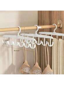5pcs Rotating Hook Rack, Space Saving, Wavy Clothes Drying Rack, Multi-Functional Hanger, Suitable For Home/Dorm, Great Gift For Relatives, Family, Friends, Teachers, Classmates, Also Suitable For Travel, Outdoor Activities, Camping, Parties, Beach Vacations, Decoration, Storage & Organization, Can Hang Dresses, Pants, Shoes, Jeans, Boots, Skirts, Tops, Spring Minimalist Style, Summer - Multicolor - View 9
