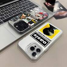 Phone Case For  12 11 Rock 13 14 Band 15 16 O-Oasis-S 17 Max Pro Plus Mini Silver IMD Laser Cover.Christmas Accessories. - 2 - 查看 1