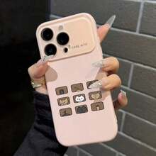 『新製品』大きいきな窓のタイプスマートフォン、カートゥーンデザイン払いき17 Pro、17 Pro、17、16 Pro、15、14、13 Pro/Plusシリーズ対応。 ふんわりレンズカバー、SHANGPINなカラースキーム、ギフトに。 材料。 お電話 - ピンク - チェックする 7