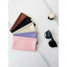 1PC Self-Sealed Leather Wallet & OrganizerAll-In-One Storage For Passport, Driver's License, Cash, Earphones, And Data Cables.Perfect Business-Casual Companion For Women – A Versatile Wallet And Cosmetic Bag In One. - 白色 - 查看 1