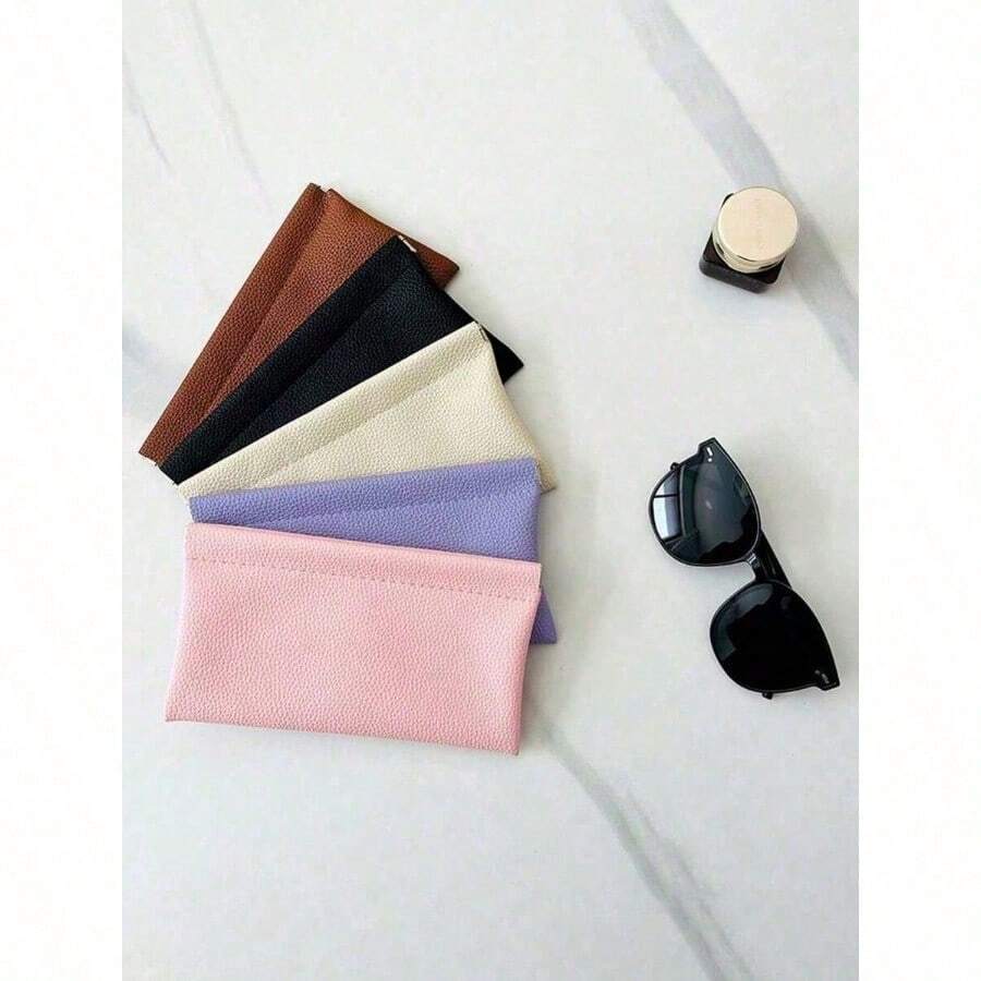 1PC Self-Sealed Leather Wallet & OrganizerAll-In-One Storage For Passport, Driver's License, Cash, Earphones, And Data Cables.Perfect Business-Casual Companion For Women – A Versatile Wallet And Cosmetic Bag In One. - 白色 - 查看 1