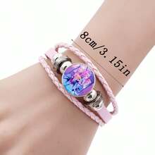 K-Pop Girl Group Heart Necklace Pendant, Anime Cartoon Heart Pendant Sweater Chain, K-Pop Girl Group Pink Bracelet, Anime Peripheral Gift For Girls - Multicolor - View 3