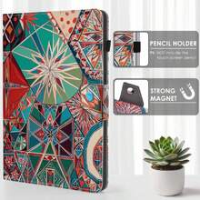 - Funda universal para tablet de 11 pulgadas, funda para tablet de 11.5 pulgadas, funda protectora portátil de piel sintética, con 4 anillos fijos, para todo tipo de tabletas,37000080 - Marrón Mocha - Ver 5