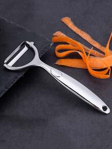 1pc Stainless Steel Kitchen Fruit Peeler, Small Kitchen Tool
