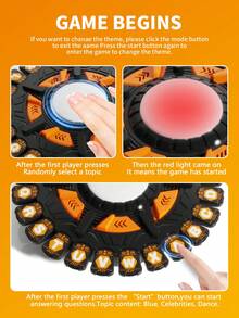 German Version Fast Thinking Letter Spinner Word Game Set, Children's Interactive Cognitive Strategy Board Game, Includes Card-Based Spelling Puzzle Toy, Enhances Cognitive Ability, Ideal Party, Christmas, Holiday Gift - Multicolor - View 6