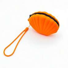 New Shell Shaped Coin Purse Lipstick Case Card Holder Bluetooth Earphone Storage Bag Handheld Soft Silicone Card Key Coin Pouch Multi-Functional Waterproof Silicone Storage Bag Holiday Gift For Women Money Wallet Mini Wallet Purse Wallet Small Wallet Wristlet Wallet Coin Wallet - Multicolor - View 11