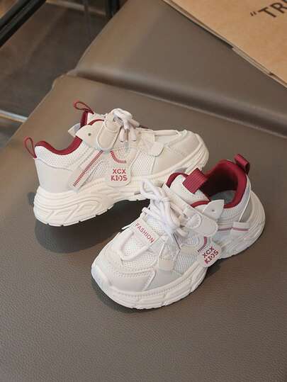 2026年秋季新款儿童时尚休闲轻便运动鞋，男女通用