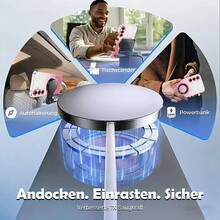 新款电镀磁环透明手机壳，CD图案磁环手机壳，采用全新电镀技术，防摔耐用，兼容苹果11/12/13/14/15 Pro Max、三星Galaxy S22/S23/S24+、A04/A05/A14/A15/A24/A25/A34/A54、OPPO、vivo、红米13c等机型。 - 粉紅色+CD引磁+尾巴 - 查看 5