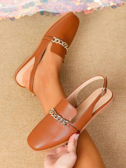 1 Pair Teenage Girls' Fashion Flat Loafers, Casual Slip-On Comfortable Shoes Suitable For Outdoor Activities, Black Leather Shoes For Big Girls, Party & Work