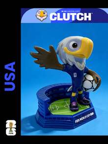 2026FIFA WorldCup Mascots, Figurines, Dolls, Collectible Toys, Statues - Official Licensed Genuine Product CLUTCH/MAPLE/ZAYU - WC2026 - CLUTCH (Mỹ) - Xem 1
