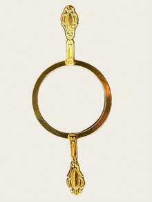 1pc Metal Wax Seal Mold Round Flower Heart Clover Shape Mold DIY Craft Adhesive Waxing Wedding Seal Wax For DIY Craft Wedding Invitation Card Envelope Gift Wine Packaging Back To School,Back To School,School Supplies,Stamp Seal Wax Beads Kit For Gift Wedding Invitations Decoration - Gold - View 9