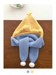 1pc Polka Dot Snood - Balaclava Hat & Scarf Combo, Thermal Lined And Heavyweight, Warm Winter Neck Gaiter For Women