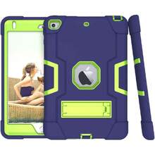 Funda para iPad Mini 4 para iPad Mini 5 Funda para iPad Mini Retina de 7,9 pulgadas, Carcasa Case Estuche Funda protectora resistente a prueba de golpes, delgada y resistente con soporte incorporado para iPad Mini 4/5-Azul marino amarillo verde,36999907 - Celeste - Ver 1
