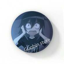 58mm 新款趣味动漫《丧女》黑木智子后室徽章胸针，动漫抱枕胸针，包包配饰装饰，朋友礼物，圣诞风格 - 58 mm - 查看 42