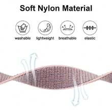 Vancle 2Pack AirTag Pulsera para niños, funda protectora Apple Air Tag con pulsera de nailon, funda antipérdida para rastreadores GPS, correa elástica para reloj para niños pequeños, niñas y ancianos,36979990 - Champán - Ver 6