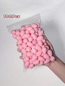 10/30/100pcs Mini Makeup Sponges, Makeup Blenders For Liquid, Cream, Powder Products, Smooth Makeup Application, Multi-Color Makeup Sponges, Latex-Free, Suitable For All Skin Types Creams And Foundations, Cosmetics, Affordable Price, Room Decor, Vanity, Travel, Bedroom, Makeup Accessories, Powder Puffs, Makeup Sponges, Powder Puffs, Makeup Sponges, Affordable Price, Christmas Gift, Cosmetics, Makeup Tools, Cheap Goods, Gift, Women Gift, Christmas Gift - Pink - View 1