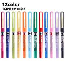 7pcs/Set 0.5mm Liquid Ink Colorful Ballpoint Pens, Quick-Drying Smooth Writing Pens For Journaling, Signing, Drawing, Office And School Use, Back To School Gift, Random Color - Multicolor - View 14