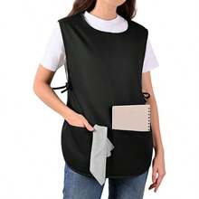 1pc Plain Color Fashionable Water-Resistant Apron, Loose Fit Multi-Pocket Design, Multipurpose For Kitchen, Restaurant, Outdoor Travel, Suitable For Women, Great Gift For Wife Or Mother - Multicolor - View 6
