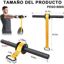Ejercitador de muñecas y antebrazo,43.3 pulgadas,correa de nailon ultra fuerte para muñeca y antebrazo, mecanismo de bloqueo rápido,asas de agarre antideslizantes de PVC duraderas,36984704 - Multicolor - Ver 2
