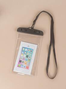 1个防水袋 通用防水手机袋 气囊防水手机袋 游泳水下防水手机套 沙滩手机干袋 适用于智能手机 - 彩色 - 查看 10