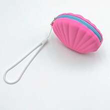 New Shell Shaped Coin Purse Lipstick Case Card Holder Bluetooth Earphone Storage Bag Handheld Soft Silicone Card Key Coin Pouch Multi-Functional Waterproof Silicone Storage Bag Holiday Gift For Women Money Wallet Mini Wallet Purse Wallet Small Wallet Wristlet Wallet Coin Wallet - Multicolor - View 16
