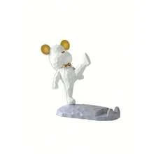 1pc Cute Bear-Shaped Phone & Tablet Stand | Desktop/Bedside Decor | Perfect For Birthday & Graduation Gifts - 彩色 - 查看 11