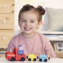 Toys Wooden Toy Train Made from Responsibly Sourced Wood Wooden Toys for 2 Year Old Girls and Boys and Up  Exclusive - como en la foto - Ver 7