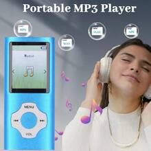 Reproductor MP3 con Bluetooth 5.0, Reproductor MP3 MP4 de Música Digital Portátil Altavoz Incorporado, Pantalla de 1,8 Pulgadas, Grabadora de Voz, Admite Ampliado hasta 128 GB,36980830 - Azul - Ver 2