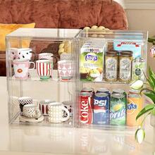 Clear Acrylic Display Case, Super Large Stackable Storage Bins Magnetic Attraction Lids, Acrylic Box For Collectibles, Figures, Cosmetic, Purse, Handbag, Wallet, 1 Pack,11.4x9.84x15.4 Inch,1Pack,XXX-Largess-Clear - 超大號-透明 - 查看 5