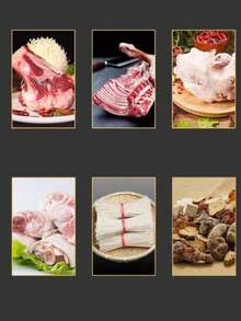 不锈钢手动切肉器/切骨器，带食物托盘和防滑底座。轻松切片牛肉、排骨、鸡肉、鱼肉和蔬菜——非常适合家庭厨房、熟食店和绞肉机使用。 - 彩色 - 查看 8