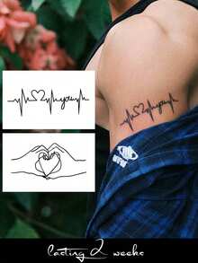 STARTTOOS 6pcs/2pcs Semi Permanent Men's Tattoo Stickers, Temporary Fake Tattoo Stickers With Dark Gothic Style Snake And Spider Patterns, Suitable For DIY Carnival, Valentine's Day, Party Gifts, Body Decoration For 1-2 Weeks, Non Fading, Non Reflective, Waterproof And Realistic Tattoo Stickers For Wrists, Ankles, Shoulders, Necks, Collarbones - Halloween - View 13