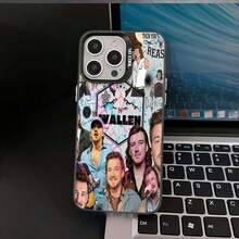 Funda para teléfono con marco flexible y duradero de música country occidental de Morgan Wallens. Adecuada para 17 Pro Max, 17 Air, 16 Pro MAX, 15 Pro Max, 14 Pro, 13 Pro, 12 y 11. Funda personalizada para hombre y mujer. Excelentes regalos para novias, novios y familiares en Navidad y Halloween. - Negro - Ver 5