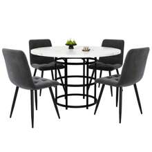 Dining Table & Chair Sets - Black and White - View 3