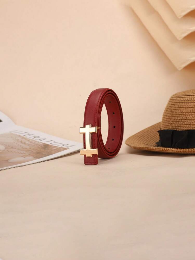 这款女士H型扣腰带，可搭配您喜爱的牛仔裤、休闲裤，或凸显裙装腰线，也是馈赠亲友的绝佳节日礼物。 - 彩色 - 查看 3